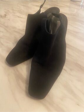 Black Suede Ankle Boots